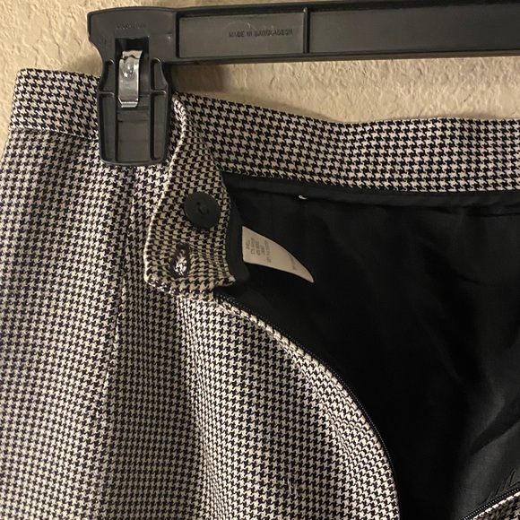 Talbots Black & White Houndstooth Pencil Skirt - Picture 7 of 12